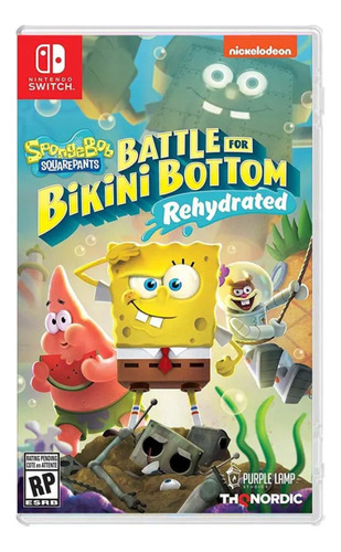 Bob Esponja Battle For Bikini Bottom Switch Mídia Fisica