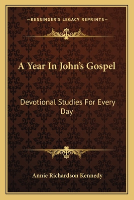 Libro A Year In John's Gospel: Devotional Studies For Eve...