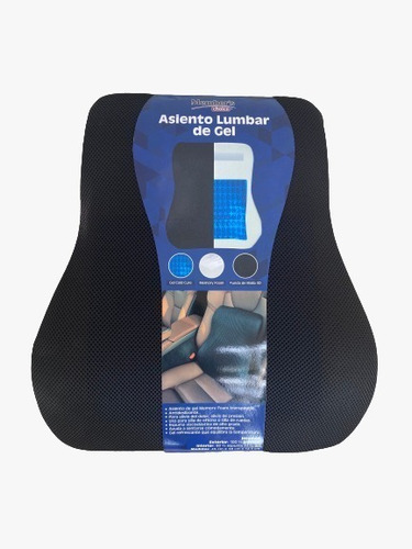 Soporte De Gel Cojín Respaldo Asiento Lumbar Memory Foam