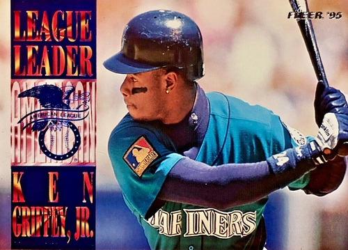 Mlb Ken Griffey Jr - Fleer 1995 League Leader # 2 Of 10