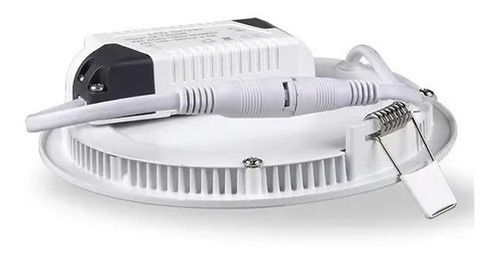 X10 Foco Panel Plafón Led 12w Embutido Redondo Luz Calida