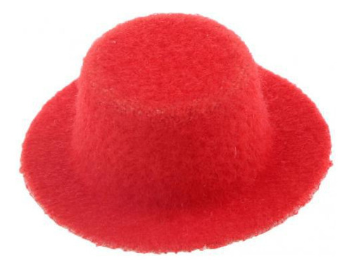 Sombrero Derby Bower En Miniatura Rojo A Escala 1:12, 2 Casa