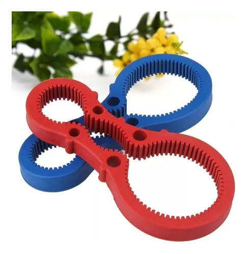 Set 3 Abridor Destapador Tapa Rosca Frasco Botella Ajustable Color Al Azar