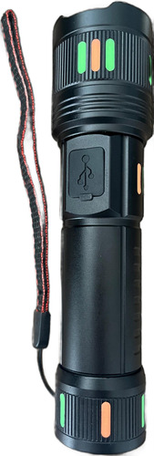 Lanterna De Led Tática Militar Tg Lanterna Preto Luz Branca