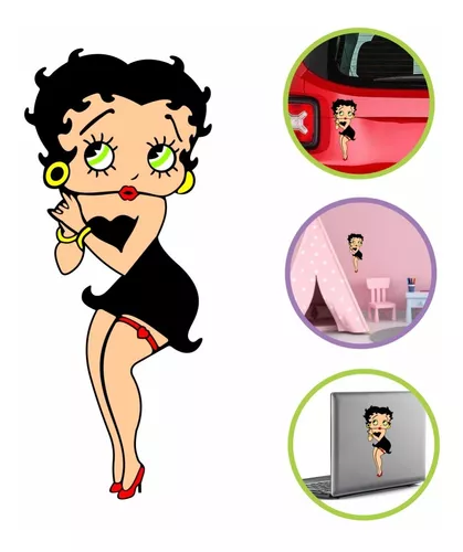 Adesivo Betty Boop para carro ou moto