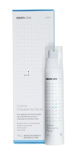 Creme Hidratante Facial Pró Aging Ozonizado Ozoncare 45g