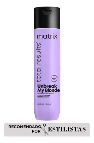 Shampoo Matrix Fortalecedor  Unbreak My Blonde 300 Ml