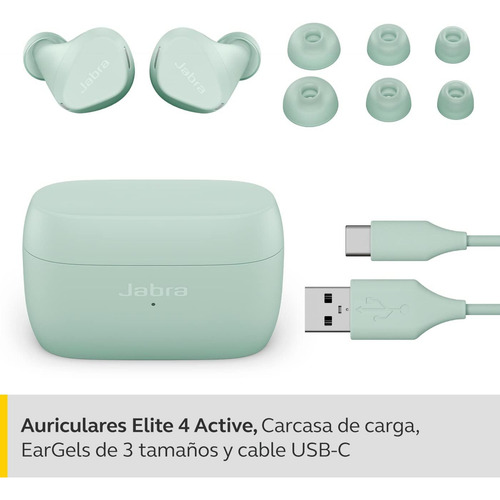 Jabra Elite 4 Active - Auriculares Verdaderamente