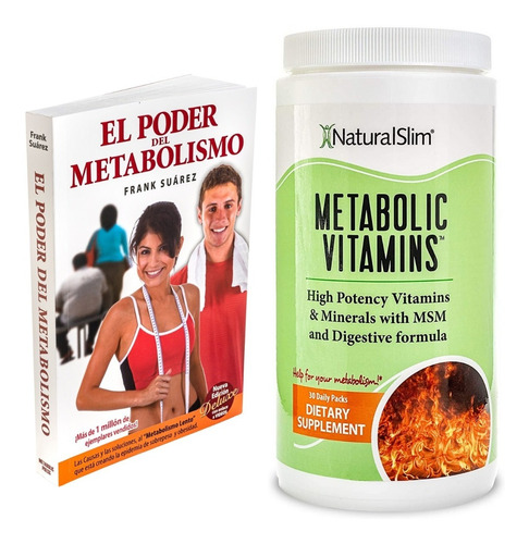 Metabolic Vitaminas + Libro - Unidad a $16667