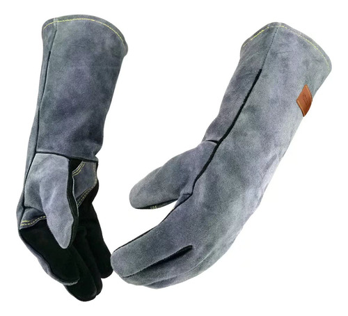 Wzqh Guantes De Soldadura De Forja De Cuero, Resistentes Al