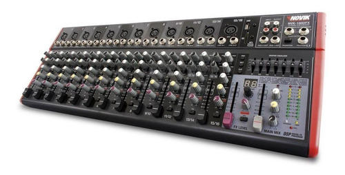 Consola De Audio 12 Canales Novik Neo Nvk-1602fx