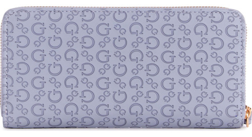 Cartera Guess Factory G9076599-haz Acabado de los herrajes Níquel Color Azul Correa de hombro Azul Diseño de la tela Lisa