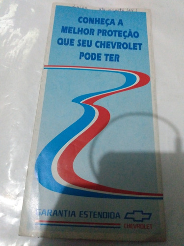 Chevrolet // Garantia Estendida // Setembro/1993 A 1994