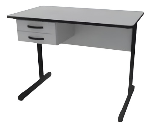 Mesa De Escritório Com 2 Gavetas, Com Chaves Home-office