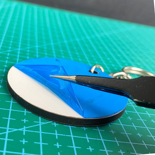 100 Llaveros De Mdf Para Sublimar Doble Cara 5cm Circulo