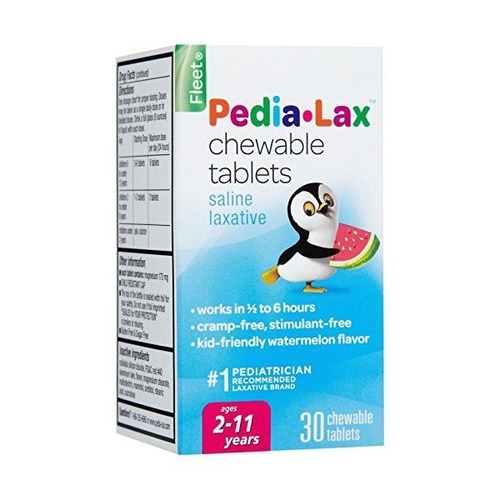 Pedia-lax Tabletas Masticables - 30 Ct