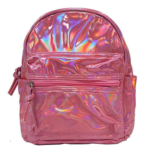 Mochila Espalda Juli 4 Ever Holografica Jardin 25cm.