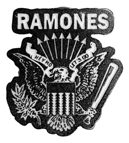 Pin Ramones Prendedor Metalico Rock Activity