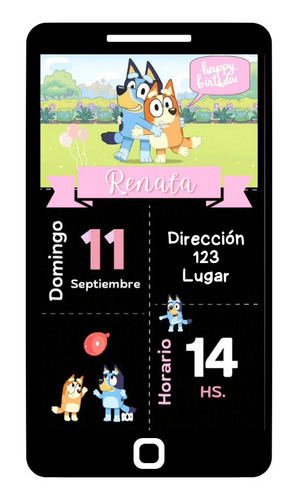 Tarjeta Invitación Digital Animada Personalizada Whatsapp