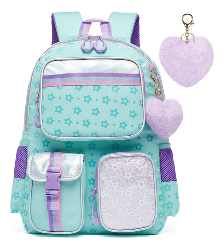 Mochila Escolar Linda Para Niñas De 8-10 Años, Estilosa