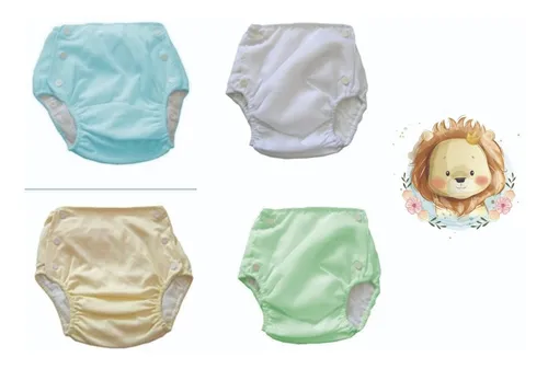 comprar Kit Com 5 Fraldas Plástica Ecológica Calça Enxuta