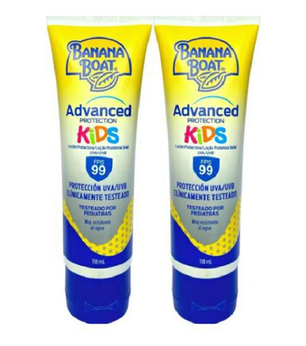 Kit 2 Advanced Protection Kids Fps 99 118ml Banana Boat