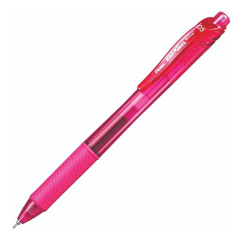 Caneta Pentel Energel Retrátil - 0.5mm - Rosa