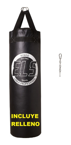 Bolsa Boxeo Profesional 0,90 + Herrajes+ Relleno -els