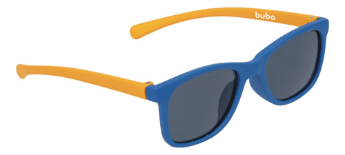 Óculos De Sol Infantil Proteção Uva Uvb Azul/ Amarelo Buba M
