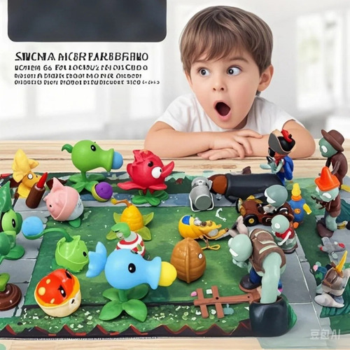 Lanbai Plantas Vs Zombies De Navidad Juego De Juguetes