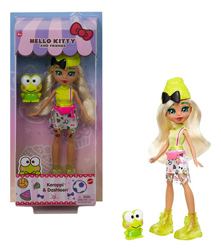 Sanrio Keroppi - Figura Y Muñeca Dashleen (~10 Pulgadas) C.