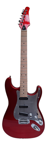 Guitarra Electrica Stratocaster Sawtooth St-es Rojo Metalico