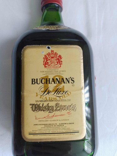 Whisky Buchanans De Luxe = 12 Años = 1 Litro = Cual Foto