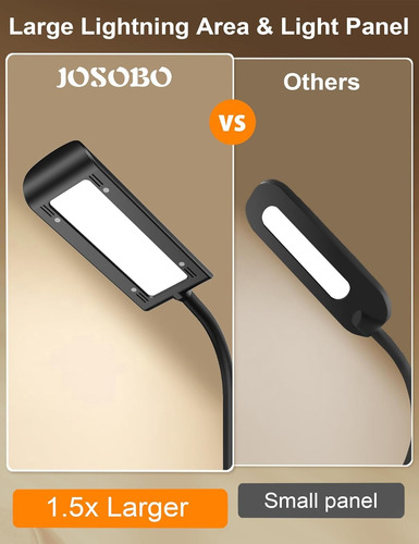 Lámpara De Escritorio Led Con Puerto De Carga Usb, 5 Modos