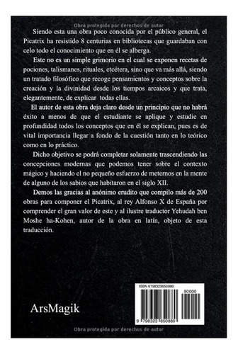 Picatrix: La Meta Del Sabio (edición Española)