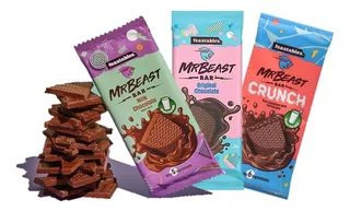 (3 Pack) Mr Beast Chocolate Milk, Puffed Rice Y Original 60g