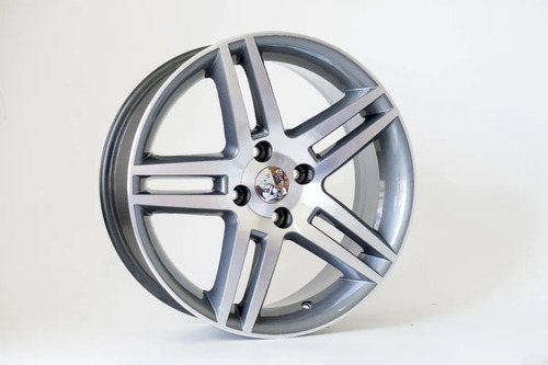 Rodas Peugeot R41 Aro 17 (4x108) (jogo) +bicos Cor Grafite Diamantado