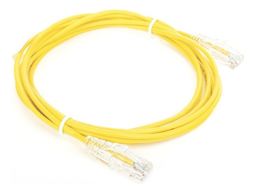 Patch Cord Cable De Parcheo Slim Utp Cat6 3 M Amarillo