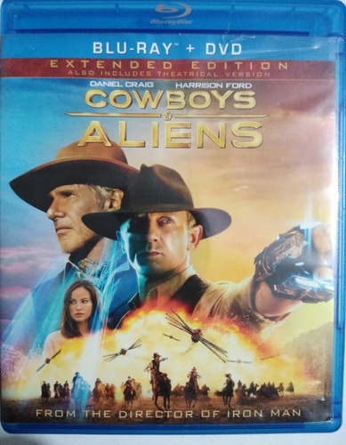 Cowboys & Aliens Jon Favreau Bluray + Dvd