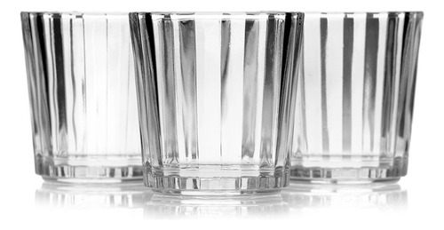 12 Vasos Mezcaleros De Vidrio Con Cruz O Vaso Veladora Cristal