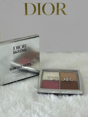 Dior Glow Face Palette Backstage Compacto Tono 001 Universal Marrón Claro