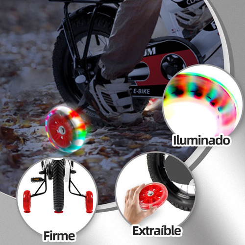 Bicicleta Infantil Roja De 16 Pulgadas Con Casco Incluido Color Rojo Tamaño Del Cuadro 16