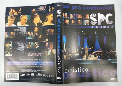 Dvd Spc Só Pra Contrariar Acústico (Usado)