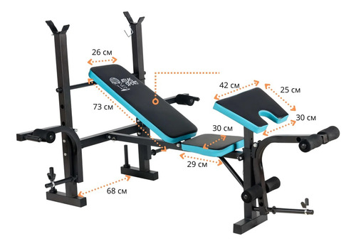 Banco Pecho Ejercicio Completo Piernas Atlas Sport