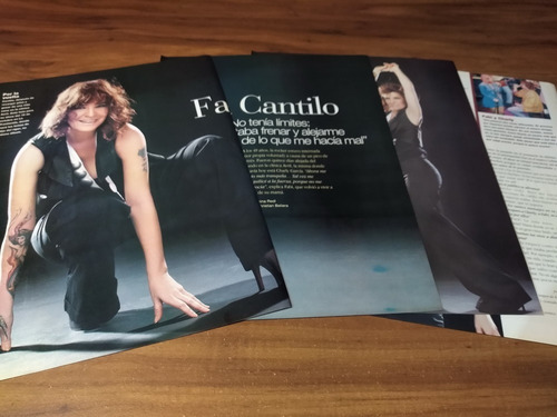 (ar228) Fabiana Cantilo * Clippings Revista 4 Pgs * 2008