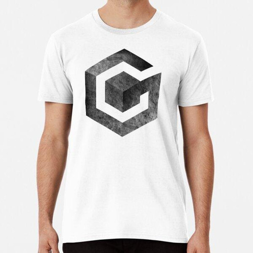 Remera -gaming- Gamecube B & W Logo Algodon Premium