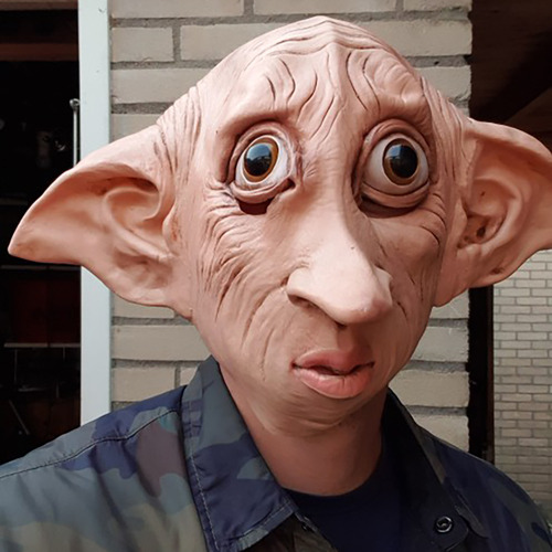 Máscara De Halloween De Harry Dobby, Máscara De Halloween, F