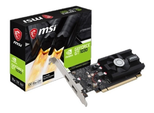 Imagen 1 de 4 de Tarjeta De Video 2gb Ddr4 Nvidia Geforce Gt 1030 Pci-e Hdmi