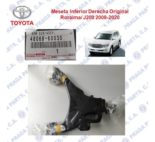 Meseta Inferior Rh Original Roraima/ J200 # 48068 60030