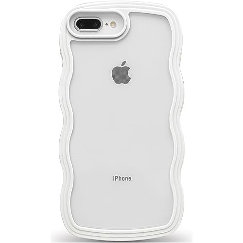 Funda Para iPhone 8 Plus & 7 Plus Blanco Tpu Suave Y Pc Duro
